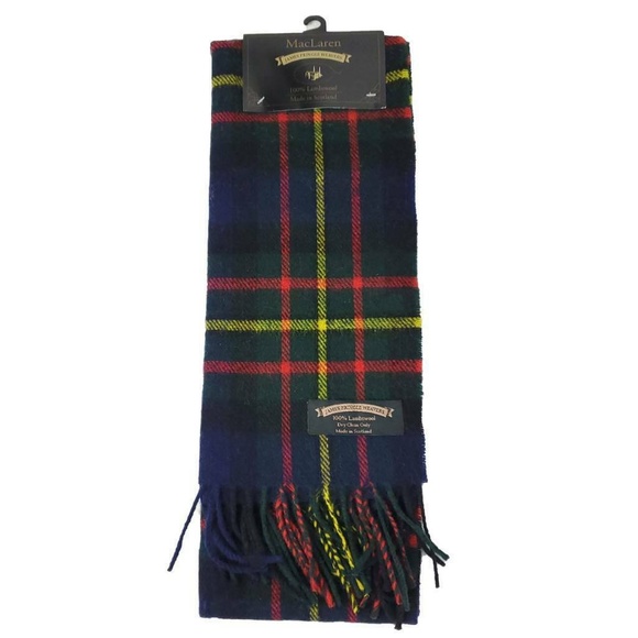 James Pringle Weavers Accessories - MacLaren James Pringle Weavers Unisex Scarf Black